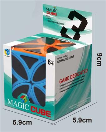 Clover Carbon Fiber Rubik's Cube Puzzle Puzzle Cube Stress Relief and Release Puzzle Toy Finger Game   ITEM NO.： W042819