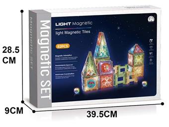 7.5CM Star Diamond Magnetic Film Lighting Theme 82P   ITEM NO.： W046693