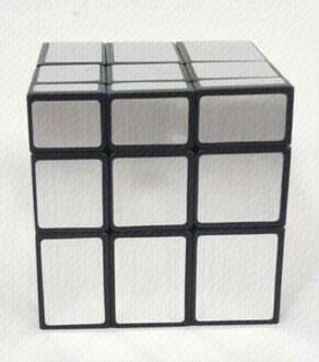 Linghuan Mirror Magic Cube 6pcs/Box Mirror Alien Third Order Magic Cube Puzzle Decompression Tool 3rd Order Gold and Silver Magic Cube   ITEM NO.： W042770