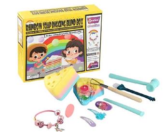 Rainbow Soap Treasure Digging Blind Box - Bracelet Style - English Version   ITEM NO.： W043725