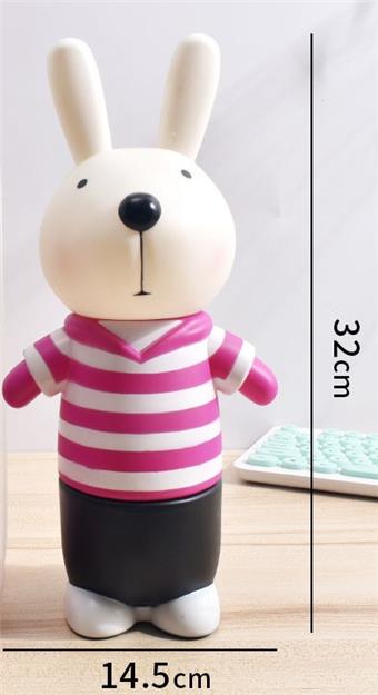 Creative piggy bank gifts for children, enamel cartoon rabbit piggy bank gifts for International Children's Day   ITEM NO.： W050909