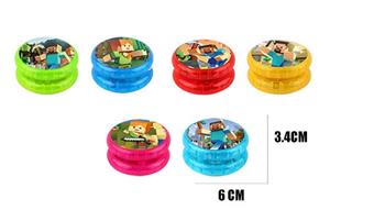 My World UV Pattern ABS Light Yoyo Ball   ITEM NO.： W047550