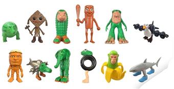 Shanhaijing Wooden Stick Doll 16 Blind Box Display Box   ITEM NO.： W055638