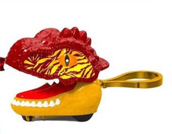Dinosaur Egg Bite Hand Tyrannosaurus Rex Power Dinosaur Car (12PCS whole box price) Dinosaur Power Car Boy Dinosaur Keychain   ITEM NO.： W049193
