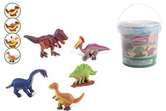 Dinosaur series colored clay   ITEM NO.： W053138