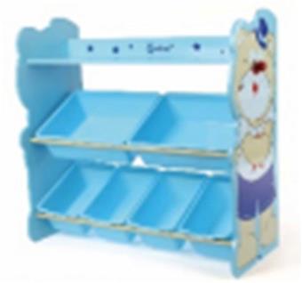 Cherry Bear Toy Rack - Light Blue   ITEM NO.： W043661