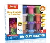 Qile Colorful Mud 12 Color Animal Set   ITEM NO.： W053979