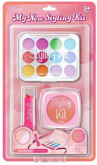 Girl playing house (non smudging, no liquid) in pink color set   ITEM NO.： W058042