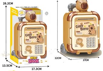 Capibalara pole box cartoon piggy bank   ITEM NO.： W051236