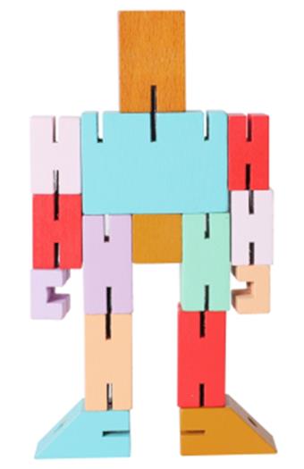 Colorful Rubik's Cube Robot   ITEM NO.： W044069