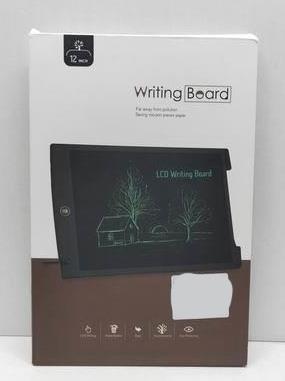 12 inch LCD writing board with power and pen included   ITEM NO.： W056644