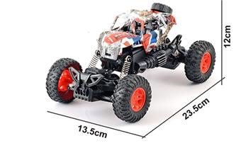 1: 18 Four way Remote Control Lighting Off road Skeleton Climbing Police Car   ITEM NO.： W060556