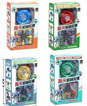 Mechanical gyroscope with three bearing yo yo (set of 12)   ITEM NO.： W041697