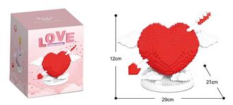 Love piggy bank (red)   ITEM NO.： W051436