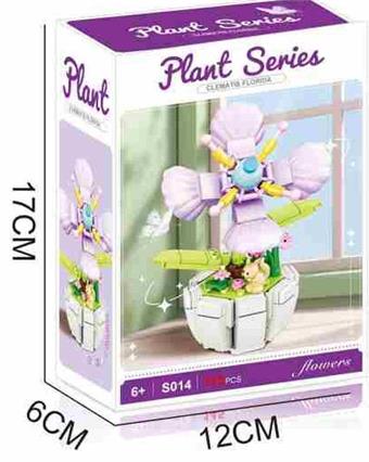 Building Blocks Iron Wire Lotus 145PCS Flower Series   ITEM NO.： W059987