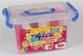 Small 6 Building Blocks Storage Box 1 # Multi color Mixed Weighing 130g (Approximately 60PCS)   ITEM NO.： W045279