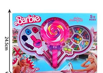 Real Barbie lollipop with two-layer bead and cosmetics   ITEM NO.： W058432