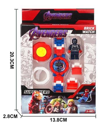 Captain America electronic block watch   ITEM NO.： W061414