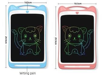 11 inch kitten color screen LCD electronic writing board drawing board graffiti drawing board handwriting board (CR2032 power pack * 1) monochrome clear installation   ITEM NO.： W056466