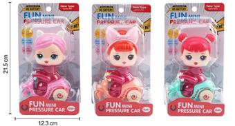 Surprise Doll Pressure Car   ITEM NO.： W042192