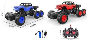 1: 16 Five way Light Six Wheel Jeep Climbing Police Car   ITEM NO.： W060648