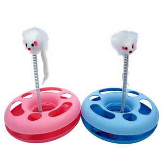 Pet toy plastic amusement disc   ITEM NO.： W062565