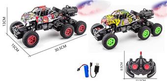 1: 16 Six way light spray six wheel skeleton watermark climbing car   ITEM NO.： W060652
