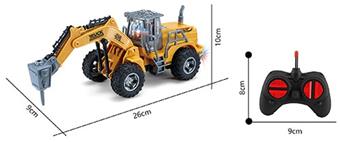 1: 32 four-way light remote control high arm drilling and breaking engineering vehicle   ITEM NO.： W060689