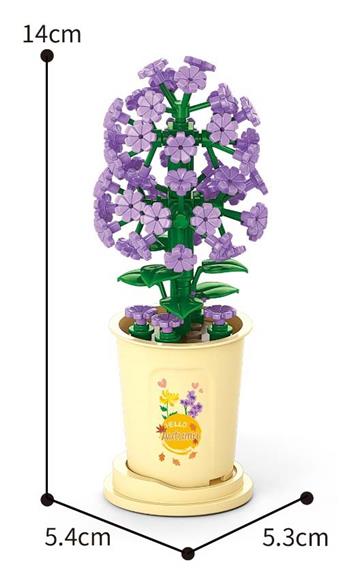 Liqiu Lilac 79PCS Micro Particle Building Blocks   ITEM NO.： W044876