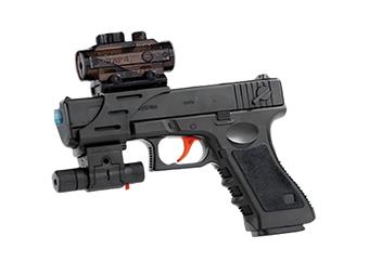 Water Bullet Gun Glock Water Bullet Gun Water Bullet Pistol Crystal Bullet Gun Water Absorbent Bullet Shooting Gun Toy Gun   ITEM NO.： W063365