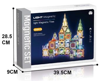 (Space Theme) 7.5CM Star Diamond Light Track Ball Magnetic Plates 100PCS   ITEM NO.： W046715