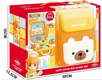 Colorful clay backpack kitchen theme   ITEM NO.： W052537