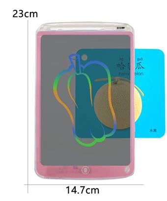 8.5-inch transparent copying LCD electronic writing board, drawing board, graffiti drawing board, handwriting board (CR2025 power pack * 1), monochrome clear installation   ITEM NO.： W056447