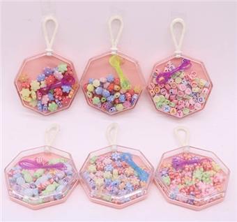 DIY puzzle bead keychain   ITEM NO.： W049156