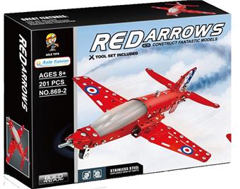 201 PCS of Metal Building Blocks Assembled Aircraft   ITEM NO.： W042310
