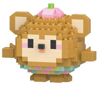 199PCS low-priced impulse version of Little Monkey - Micro Particle Building Blocks   ITEM NO.： W044848
