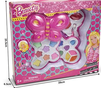 Fashion Barbie Butterfly Three Layer Makeup Box Set   ITEM NO.： W058095