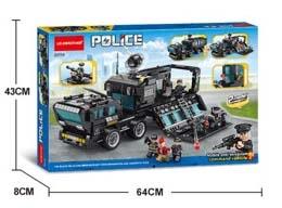 Black Panther Counter Terrorism Mobile Command Vehicle 1459pcs   ITEM NO.： W046090