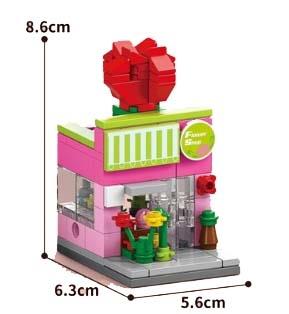 Fresh flower shop with 105PCS (low-priced impulse payment)   ITEM NO.： W044936