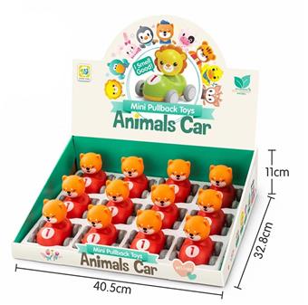 Small Dog Shaking Head Car (12pcs)   ITEM NO.： W042157