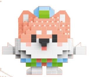 Shiba Inu 213PCS Low Price Impulse Edition - Micro Particle Building Blocks   ITEM NO.： W044821