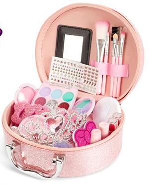 Half circle glitter makeup bag   ITEM NO.： W059490