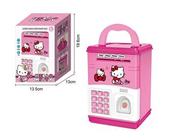 Fingerprint piggy bank (KT cat)   ITEM NO.： W051298