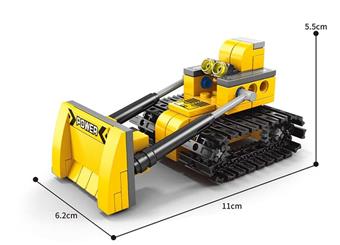 Track bulldozer 107PCS   ITEM NO.： W045803