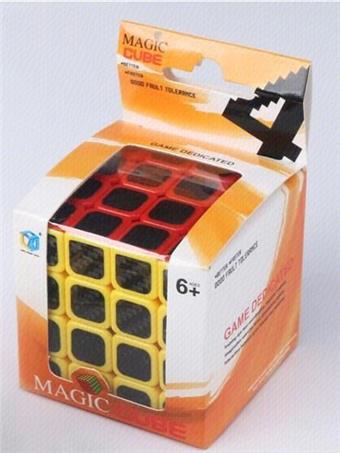 Fourth-order solid color carbon fiber Rubik's Cube puzzle puzzle puzzle puzzle, decompression and venting puzzle toy, finger game   ITEM NO.： W042930