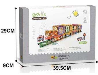 Star Diamond 7.5 Magnetic Film Train Theme 72P   ITEM NO.： W046669