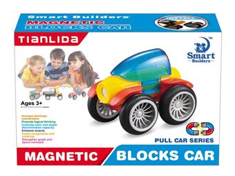Magnetic assembly pull cart 5pcs   ITEM NO.： W047267