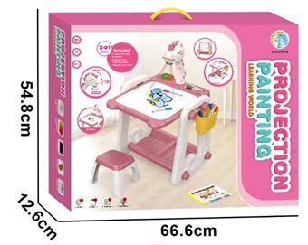 Multi functional projection painting table (music)   ITEM NO.： W056518