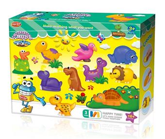 Qile Colorful Mud Dinosaur   ITEM NO.： W054110