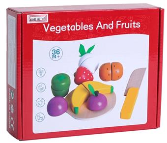 Velcro style fruit and vegetable cutting   ITEM NO.： W044172
